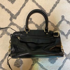 Rebecca Minkoff MAB Morning After Mini Satchel Black Leather